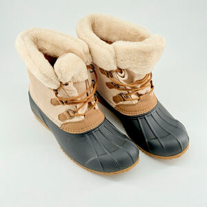 SJB Women’s Skyline Boots Size 9 Black/ Blue Beige